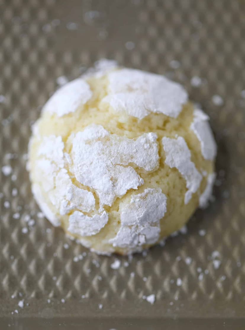 LEMON CRINKLE COOKIES